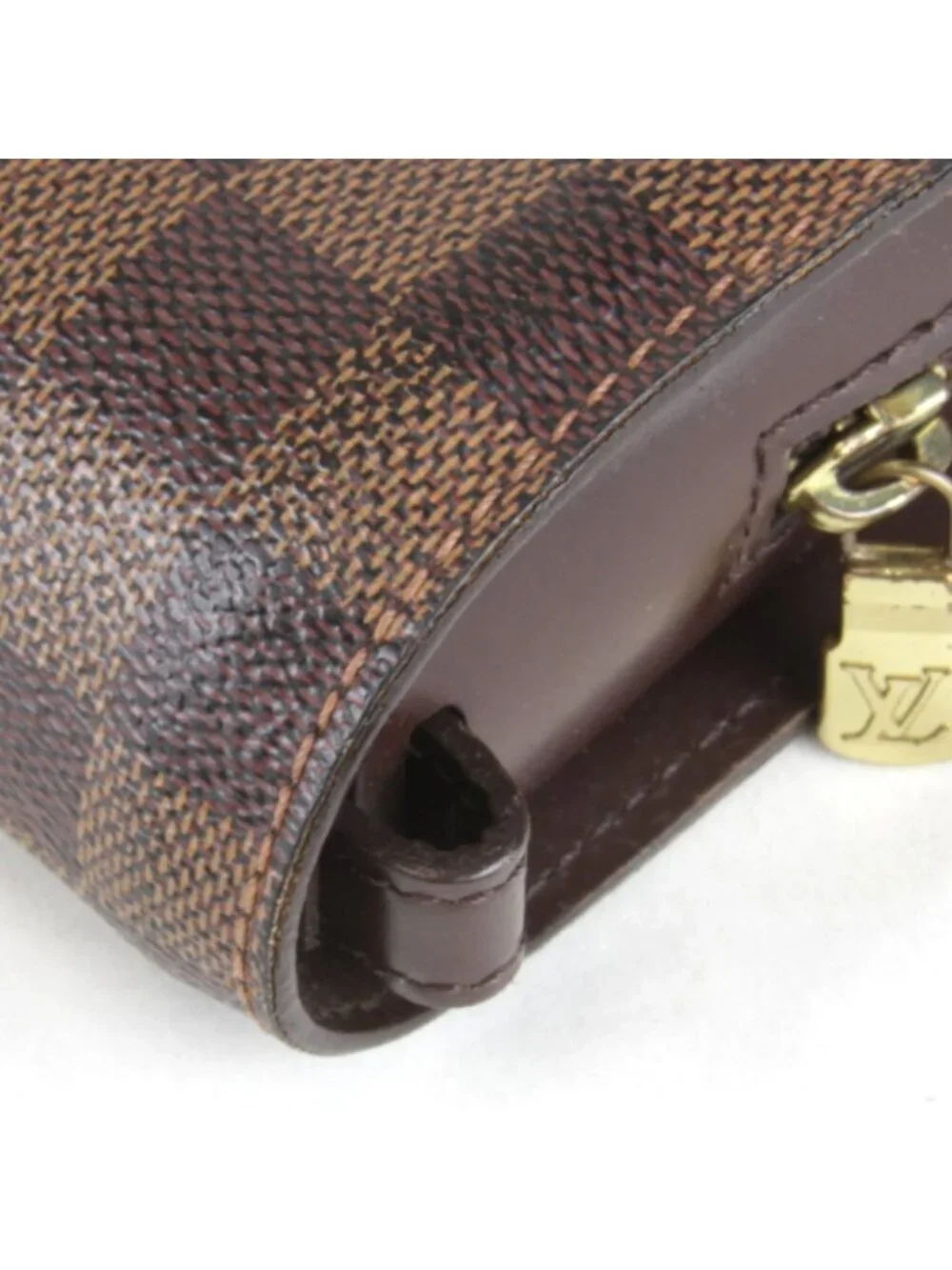 Louis Vuitton Saint Clutch Damier Canvas Brown